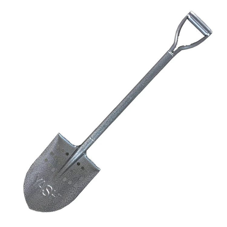 Kulatá lopatka s ocelovou rukojetí